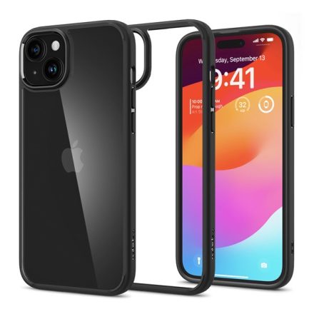 Spigen Ultra Hybrid iPhone 15 Plus tok fekete ACS06657