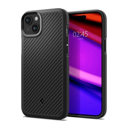 Spigen Core Armor Apple iPhone 15 Plus tok, Matt fekete