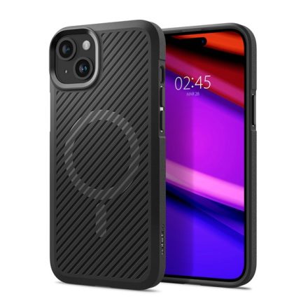 Spigen Core Armor MagFit iPhone 15 Plus MagSafe tok Matt fekete ACS06455