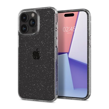 Spigen Liquid Crystal Glitter iPhone 15 Pro tok csillámos átlátszó ACS06701