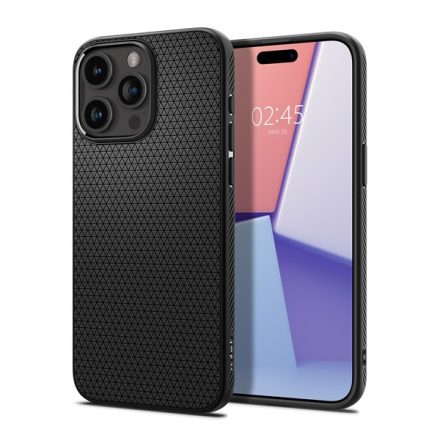 Spigen Liquid Air iPhone 15 Pro tok Matt fekete ACS06704