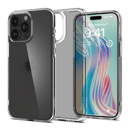 Spigen Ultra Hybrid iPhone 15 Pro tok Matt átlátszó ACS06708