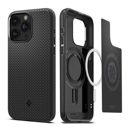 Spigen Mag Armor MagFit iPhone 15 Pro MagSafe tok Matt fekete ACS06736