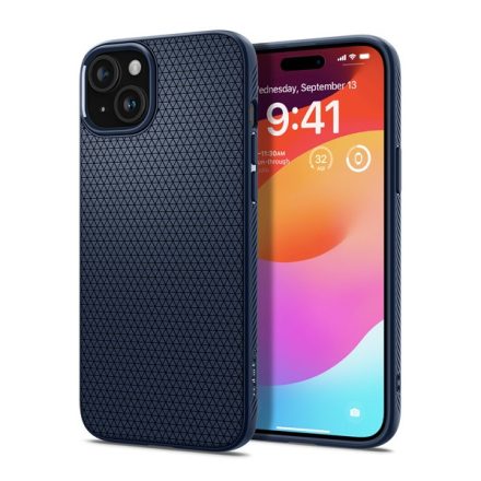 Spigen Liquid Air iPhone 15 tok kék ACS06791