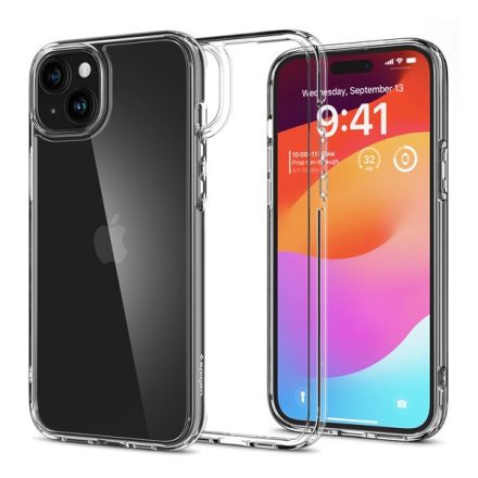 Spigen Ultra Hybrid iPhone 15 tok Crystal átlátszó ACS06793