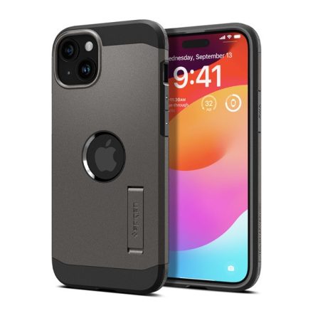 Spigen Tough Armor MagFit iPhone 15 MagSafe tok Gunmetal ACS06810