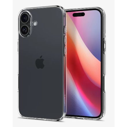 Spigen Liquid Crystal iPhone 16 tok Crystal átlátszó ACS08190