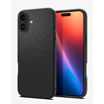Spigen Liquid Air iPhone 16 tok matt fekete ACS08194