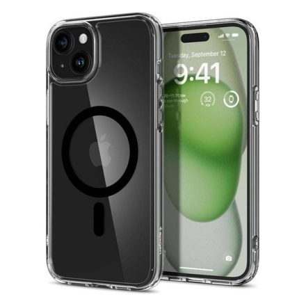 Spigen Ultra Hybrid MagFit iPhone 16 MagSafe tok fekete ACS08206