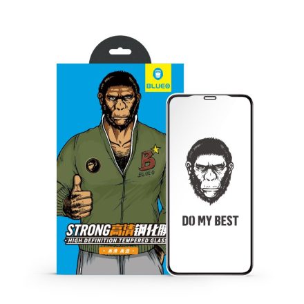 Xiaomi Redmi Note 7/Note 7 Pro Blueo High Definion 2.5D Full Üvegfólia - Fekete