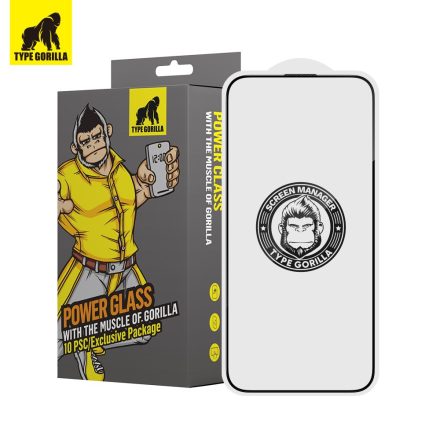 iPhone 15 TG ESD Dustproof 10 DB-os 2.5D Full Üvegfólia - Átlátszó