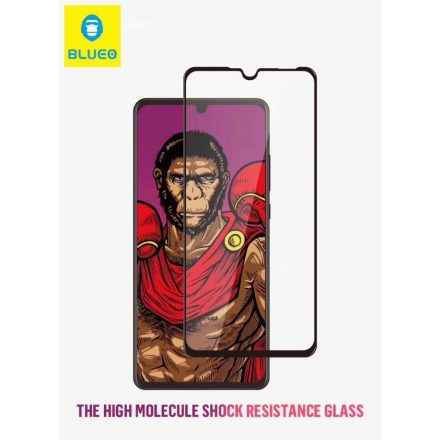 iPhone XS Max Blueo 2.5D Shock-Resistant Üvegfólia - Fekete