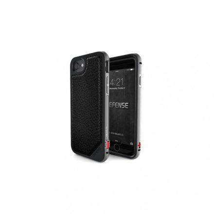 X-Doria Defense Lux védőtok iPhone 7 Plus/8 Plus, Fekete Bőr