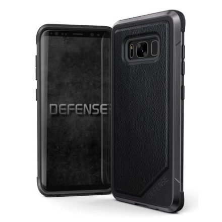 X-Doria Defense Lux védőtok Samsung Galaxy S8, Fekete Bőr