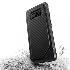   X-Doria Defense Lux védőtok Samsung Galaxy S8, Fekete Karbon