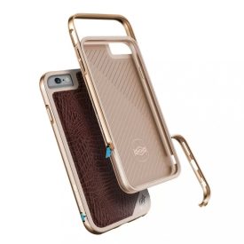  X-Doria Defense Lux védőtok iPhone 6/6S, Barna Krokodilbőr
