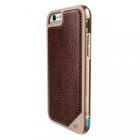 X-Doria Defense Lux védőtok iPhone 6/6S, Barna Krokodilbőr