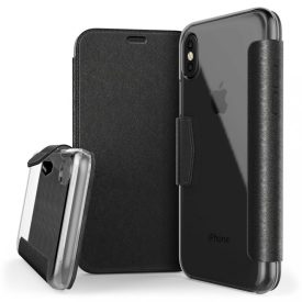 X-Doria Engage Folio védőtok iPhone X/XS, Fekete