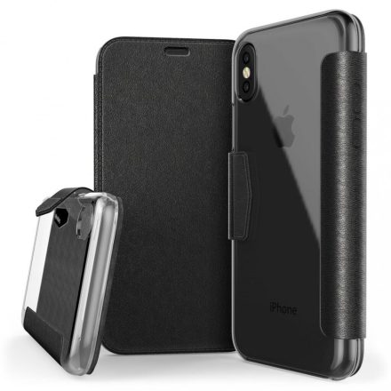 X-Doria Engage Folio védőtok Apple iPhone X/XS, Fekete