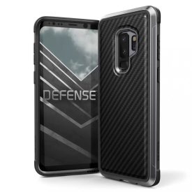  X-Doria Defense Lux védőtok Samsung Galaxy S9 Plus, fekete karbon