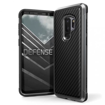 X-Doria Defense Lux védőtok Samsung Galaxy S9 Plus, fekete karbon