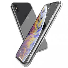   X-Doria Glass Plus védőkeret és üveg hátlap iPhone X/XS, Átlátszó