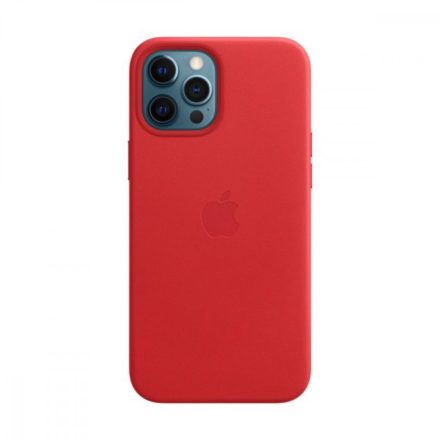 iPhone 12 Pro Max Leather Case with MagSafe - (PRODUCT)RED mhkj3zm/a