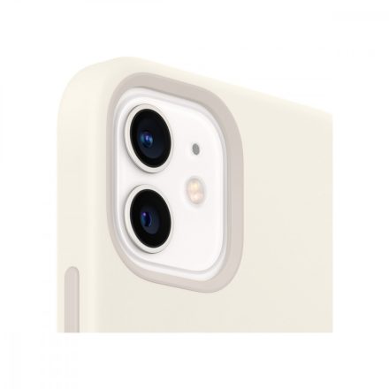 iPhone 12 | 12 Pro Szilikon Case with MagSafe - White