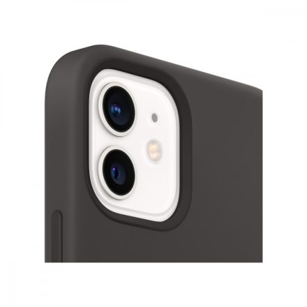 iPhone 12 | 12 Pro Szilikon Case with MagSafe - Black (mhl73zm/a)
