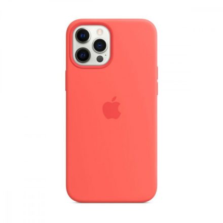 iPhone 12 Pro Max Szilikon Case with MagSafe - Pink Citrus
