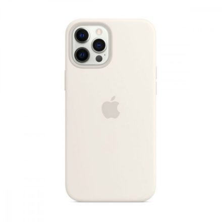 iPhone 12 Pro Max Szilikon Case with MagSafe - White