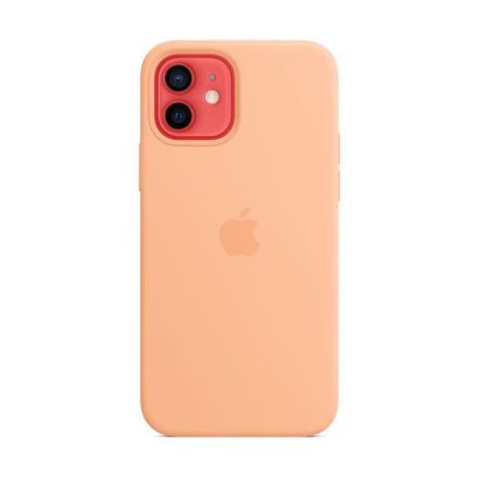 iPhone 12 | 12 Pro Szilikon Case with MagSafe - Cantaloupe