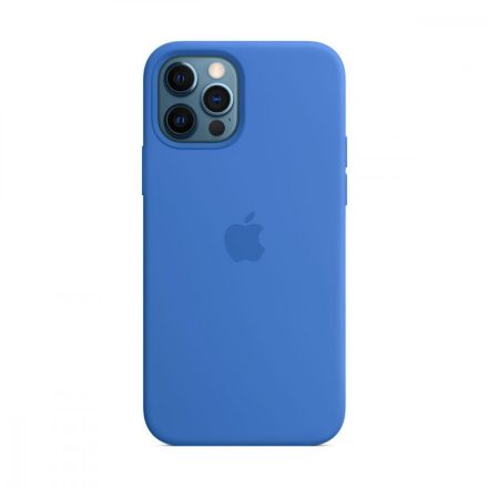 iPhone 12 Pro Max Szilikon Case with MagSafe - Capri Blue