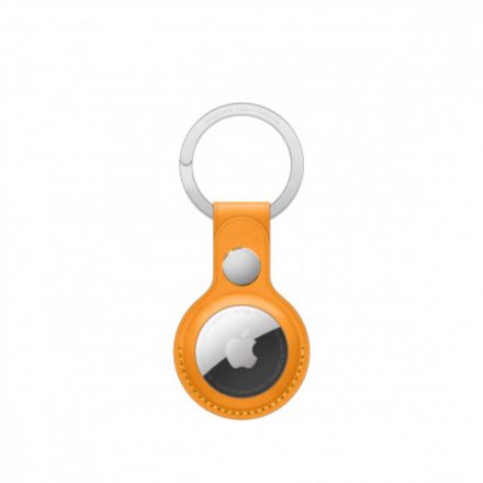 AirTag Leather Key Ring - California Poppy mm083zm/a