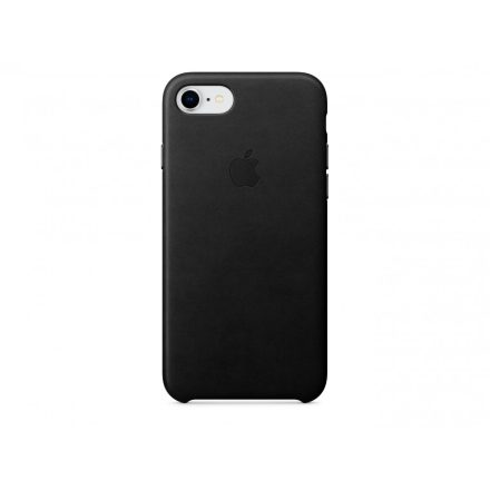 Apple iPhone 8/7 Leather Case Black, Fekete Gyári Bőrtok mqh92zm/a
