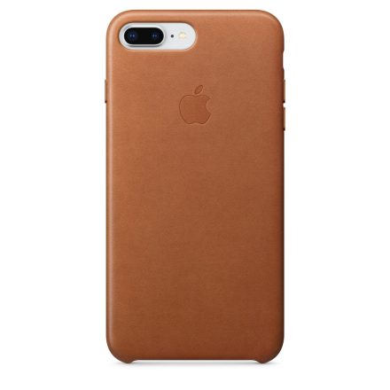 Apple Leather Case iPhone 8 Plus/7 Plus, Saddle Brown mqhk2zm/a