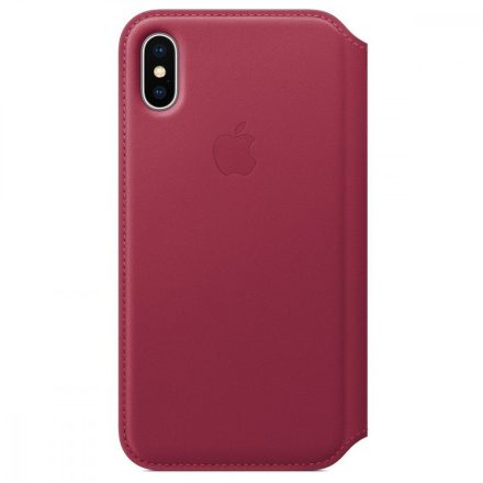 Apple iPhone X Leather Folio Berry mqrx2zm/a
