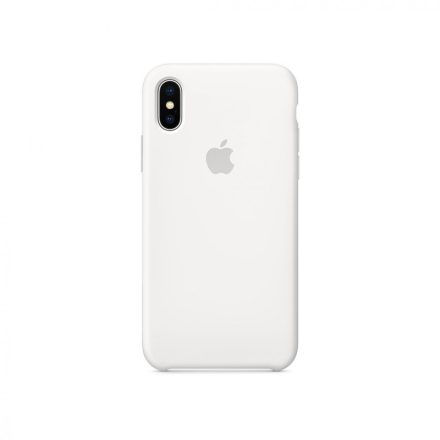 Apple iPhone X/Xs Szilikon Gyári Tok, Fehér mqt22zm/a