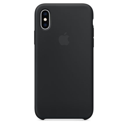 iPhone X/Xs Szilikon Gyári Tok, Fekete mrw72zm/a