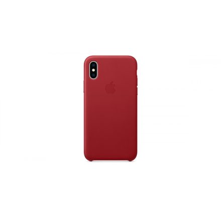 Apple iPhone Xs Leather Case PRODUCT(RED), Gyári Bőrtok Piros mrwk2zm/a