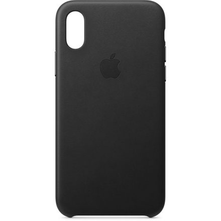 Apple iPhone Xs Gyári Bőr Tok, Fekete mrwm2zm/a