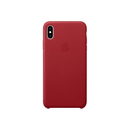 Apple iPhone Xs Max Bőr Tok, (PRODUCT RED)