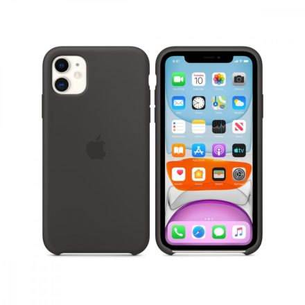 iPhone 11 Szilikon Case - Black