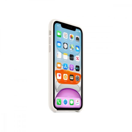 iPhone 11 Szilikon Case - White
