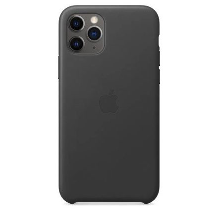iPhone 11 PRO Leather Case, Fekete Gyári Bőrtok mwye2zm/a