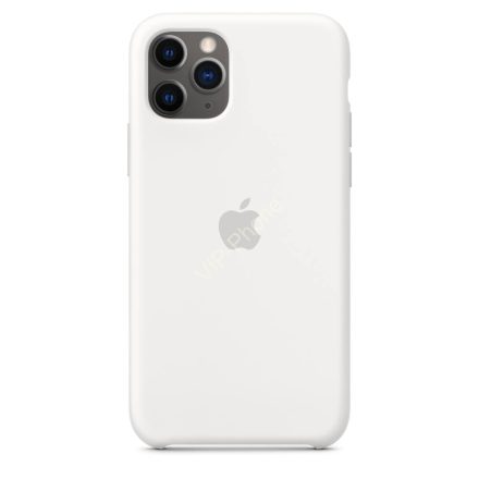 Apple iPhone 11 Pro Gyári Szilikon Tok, Fehér (mwyl2zm/a)