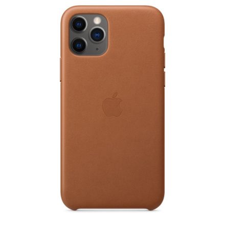 Apple iPhone 11 Pro Max Leather Case - Saddle Brown mx0d2zm/a