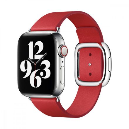 Apple Watch 40mm Band: Scarlet Modern Buckle - Medium