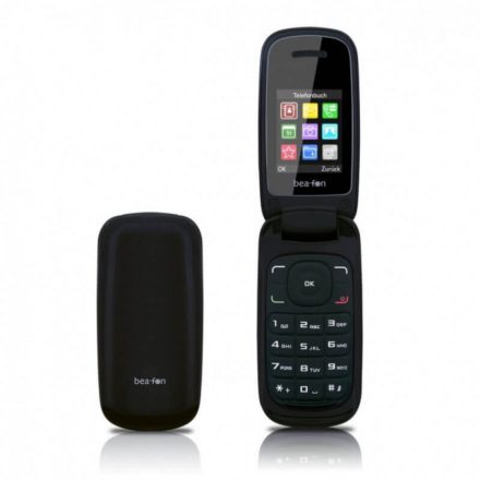 Beafon C220 Dual SIM Összecsukható 1,8"LCD mobiltelefon kamerával, fekete