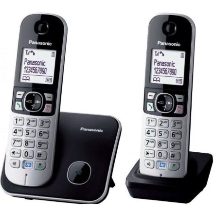 Panasonic telefon KX-TG6812PDB fekete